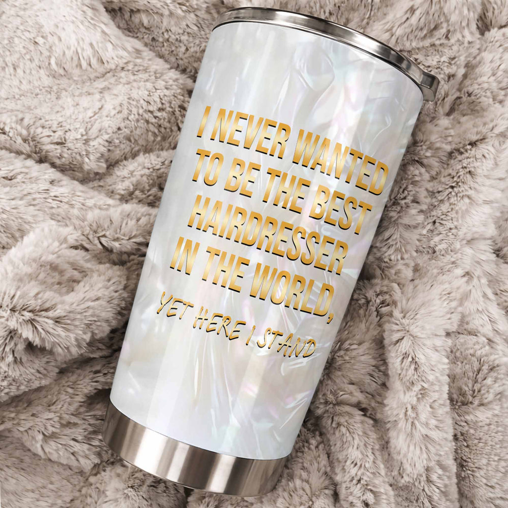 Personalized 20oz Tumbler Custom Hairdresser Gift Idea