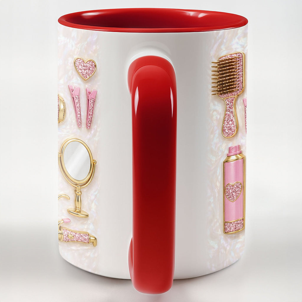 Personalized Accent Mug for Hair Stylists with Custom Name Gift Accent Mug GradoCreations