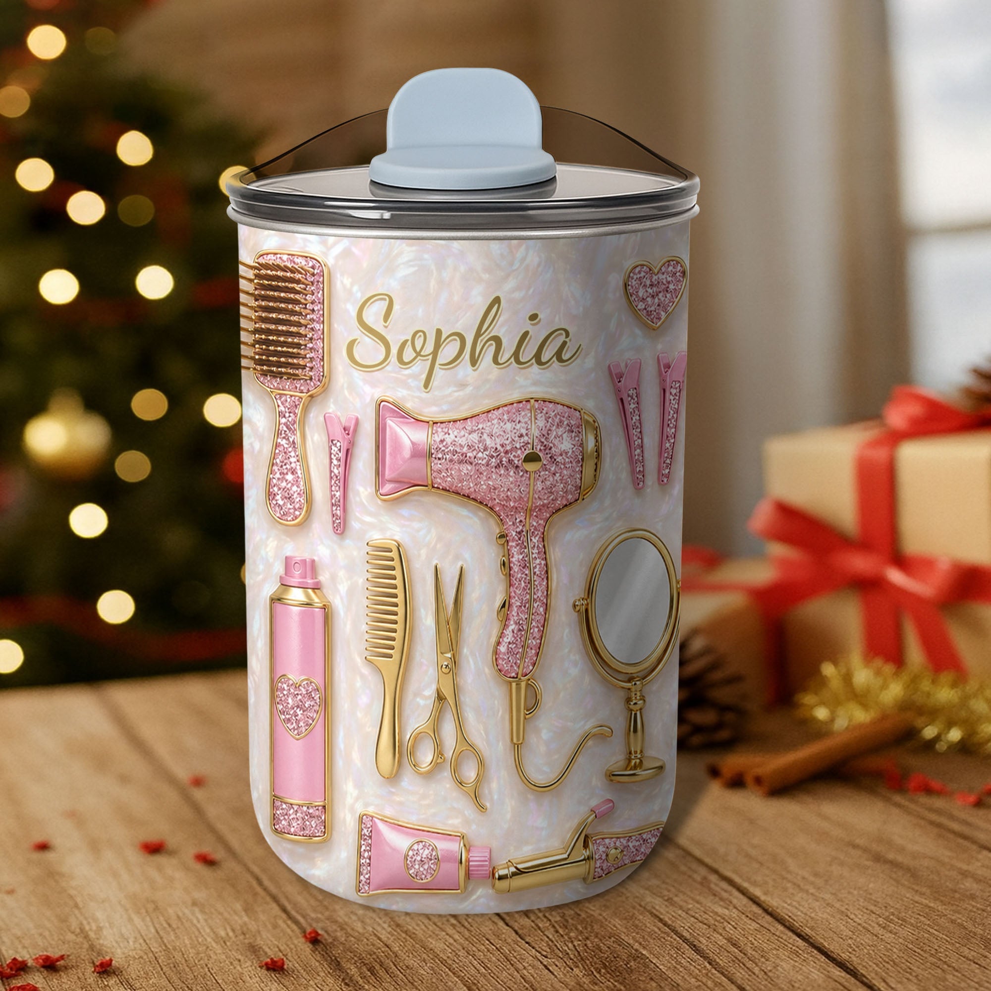 Personalized 10oz Tumbler for Hairstylist with Custom Name 10oz tumbler GradoCreations
