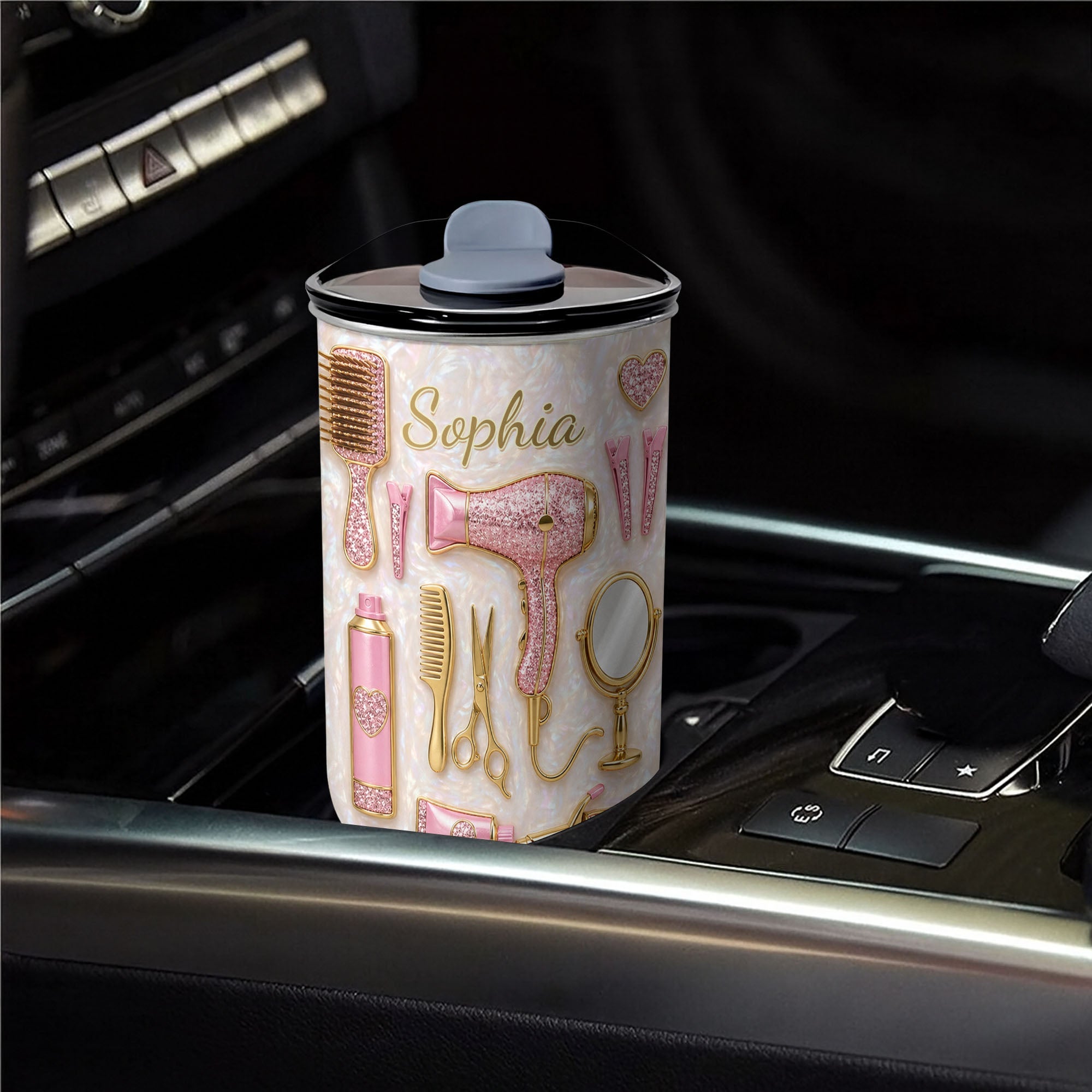 Personalized 10oz Tumbler for Hairstylist with Custom Name 10oz tumbler GradoCreations