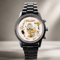 Personalized Custom Men's Watch with Name for Hair Stylist Gift Men's Watch GradoCreations