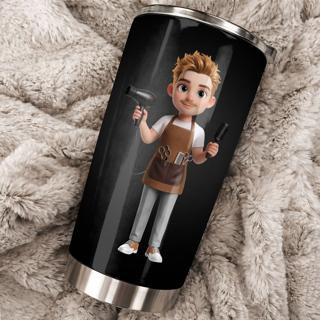 Personalized Stainless Steel Tumbler Gift for Hairstylist Tumbler GradoCreations