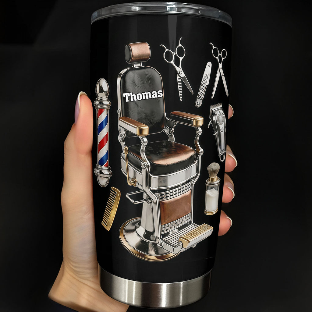 Personalized Stainless Steel Tumbler Gift for Hairstylist Tumbler GradoCreations