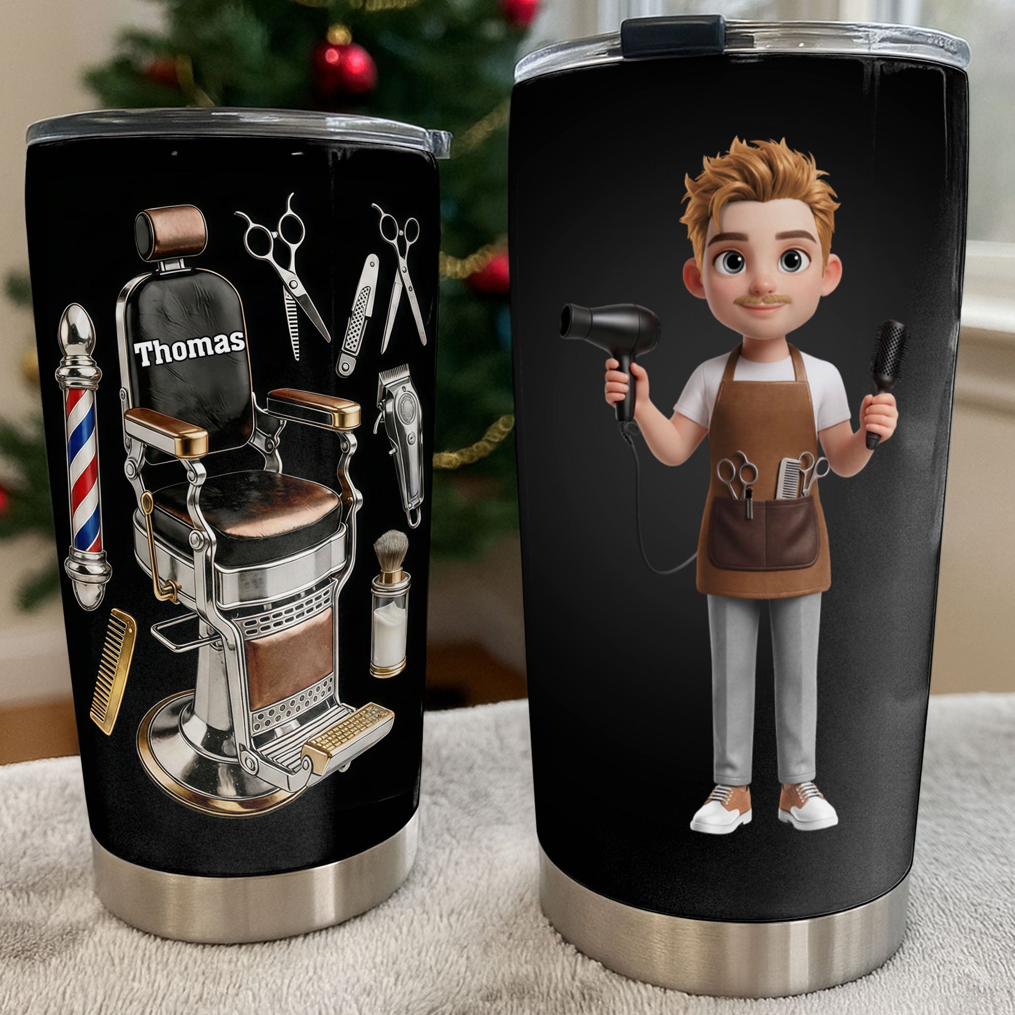 Personalized Stainless Steel Tumbler Gift for Hairstylist Tumbler GradoCreations