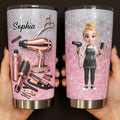 Personalized Custom 20oz Tumbler for Hairstylist with 3D Art 20oz Tumbler GradoCreations