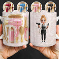 Personalized Hair Stylist Mug Custom Name Gift for Her Edge-to-edge Mug GradoCreations