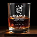 Personalized Custom Whiskey Glass for Hair Stylist Gift Idea