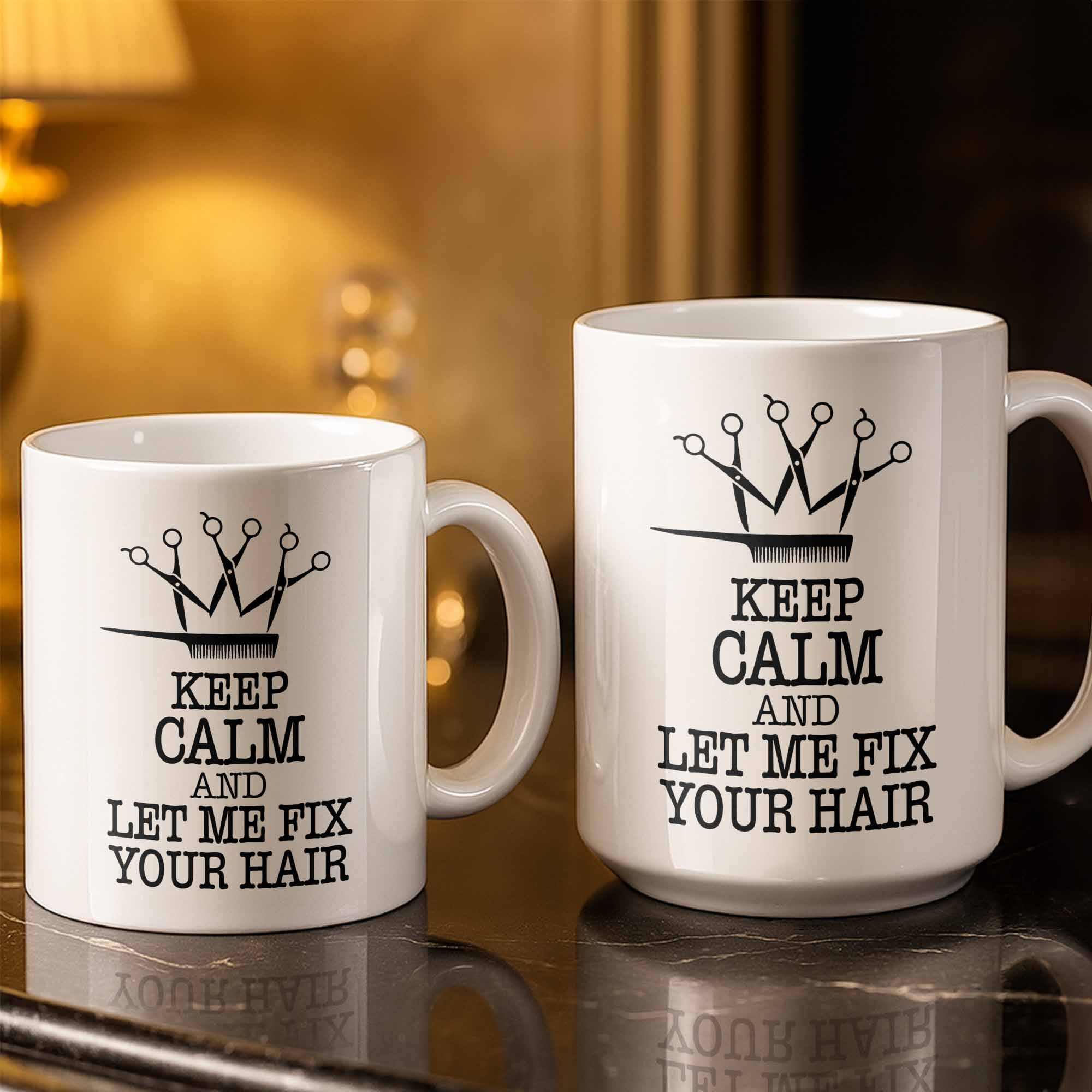 Personalized Hairapist Coffee Mug Custom Name Gift for Her Edge-to-edge Mug GradoCreations