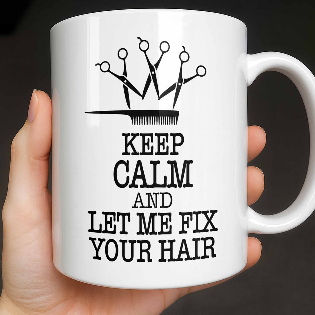 Personalized Hairapist Coffee Mug Custom Name Gift for Her Edge-to-edge Mug GradoCreations