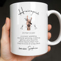 Personalized Ceramic Coffee Mug for Hairstylist Gift Idea Edge-to-edge Mug GradoCreations