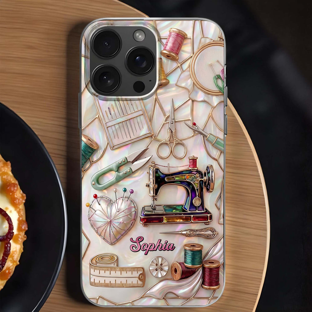 Personalized Clear Phone Case Custom Name Gift for Mom