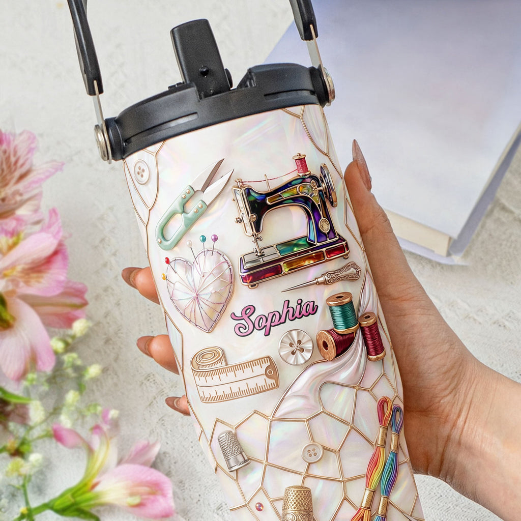 Personalized 30oz Stainless Steel Tumbler for Crafters Gift Idea