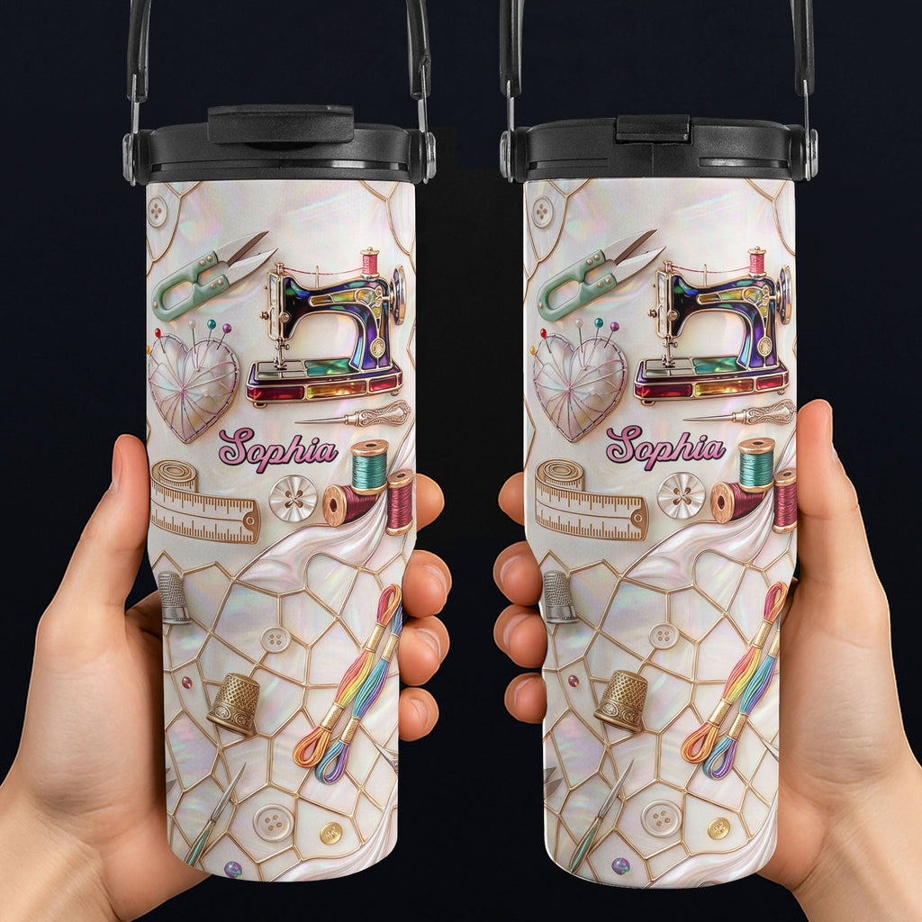 Personalized 30oz Stainless Steel Tumbler for Crafters Gift Idea