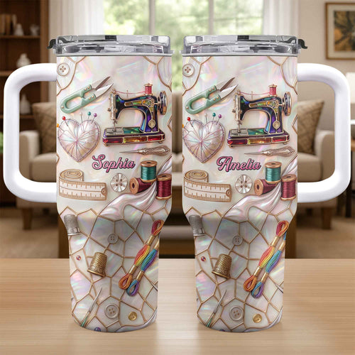 Personalized 40oz Stainless Steel Tumbler Custom Name Gift for Mom 40oz Tumbler GradoCreations