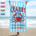 Personalized Microfiber Beach Towel Custom Name Gift for Her Beach Towels GradoCreations
