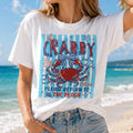Personalized Beachy Crab T-Shirt Custom Gift for Her Shirt GradoCreations