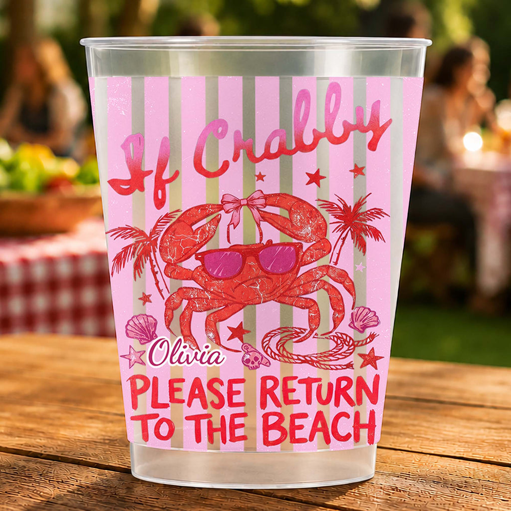 Personalized Frosted Cups Custom Name Beach Lover Gift Frosted Cups GradoCreations