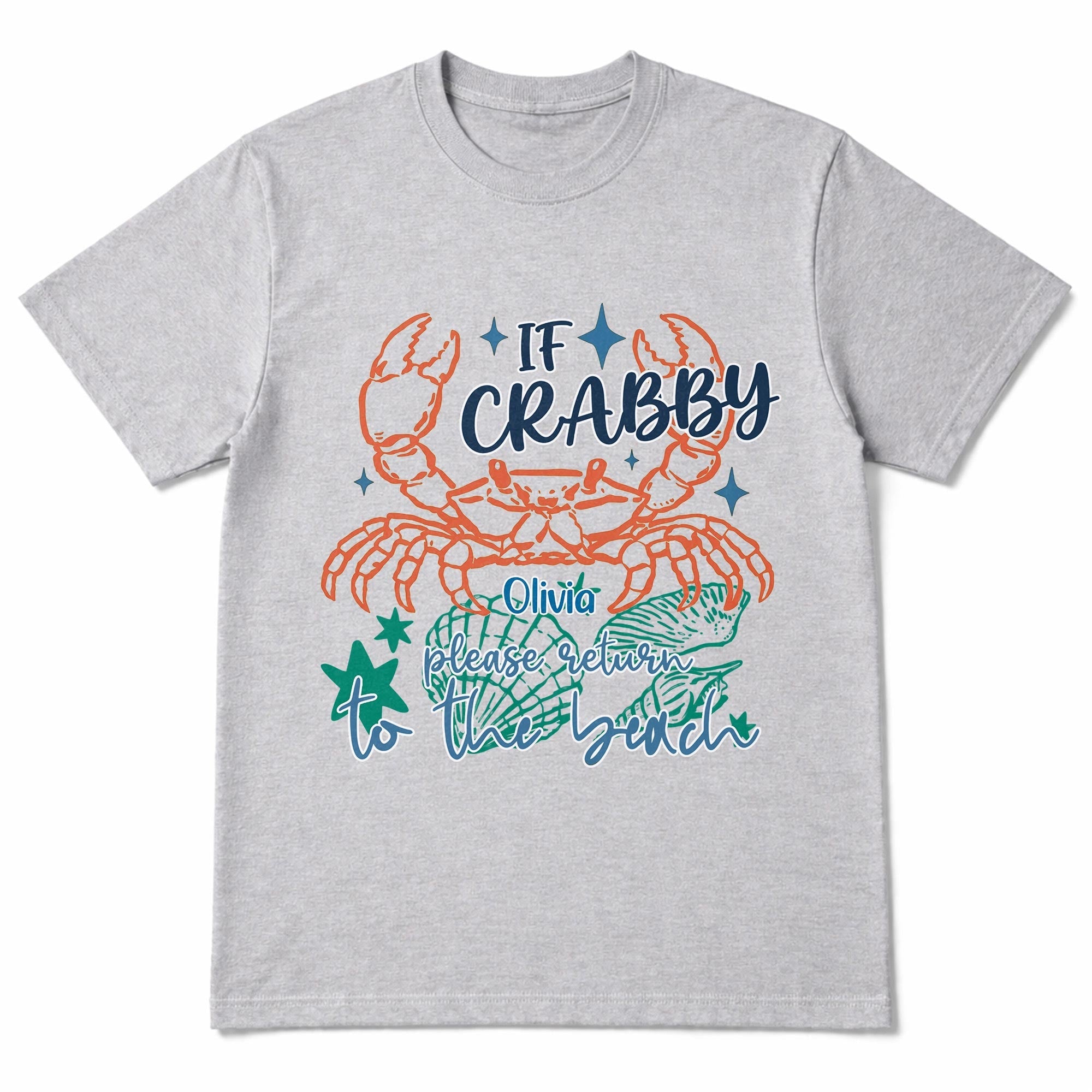 Personalized Custom Beach T-Shirt Hoodie Gift for Women Shirt GradoCreations