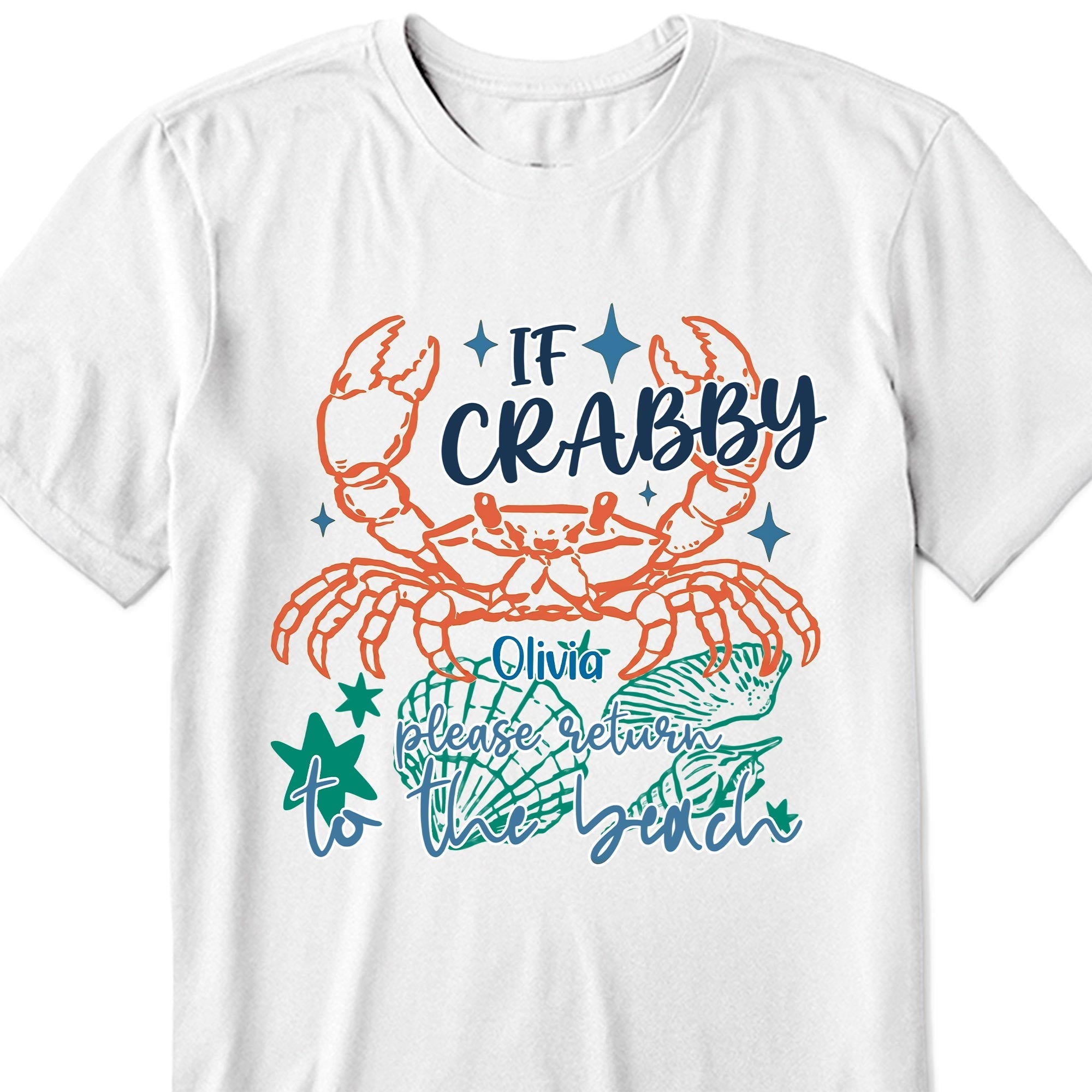 Personalized Custom Beach T-Shirt Hoodie Gift for Women Shirt GradoCreations