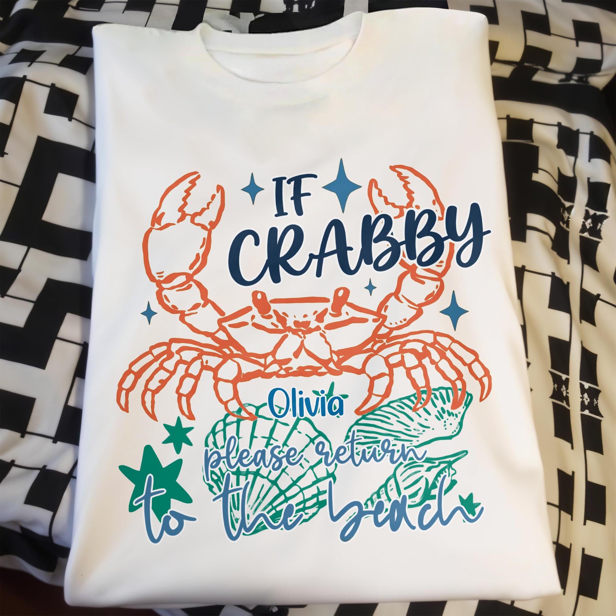 Personalized Custom Beach T-Shirt Hoodie Gift for Women Shirt GradoCreations
