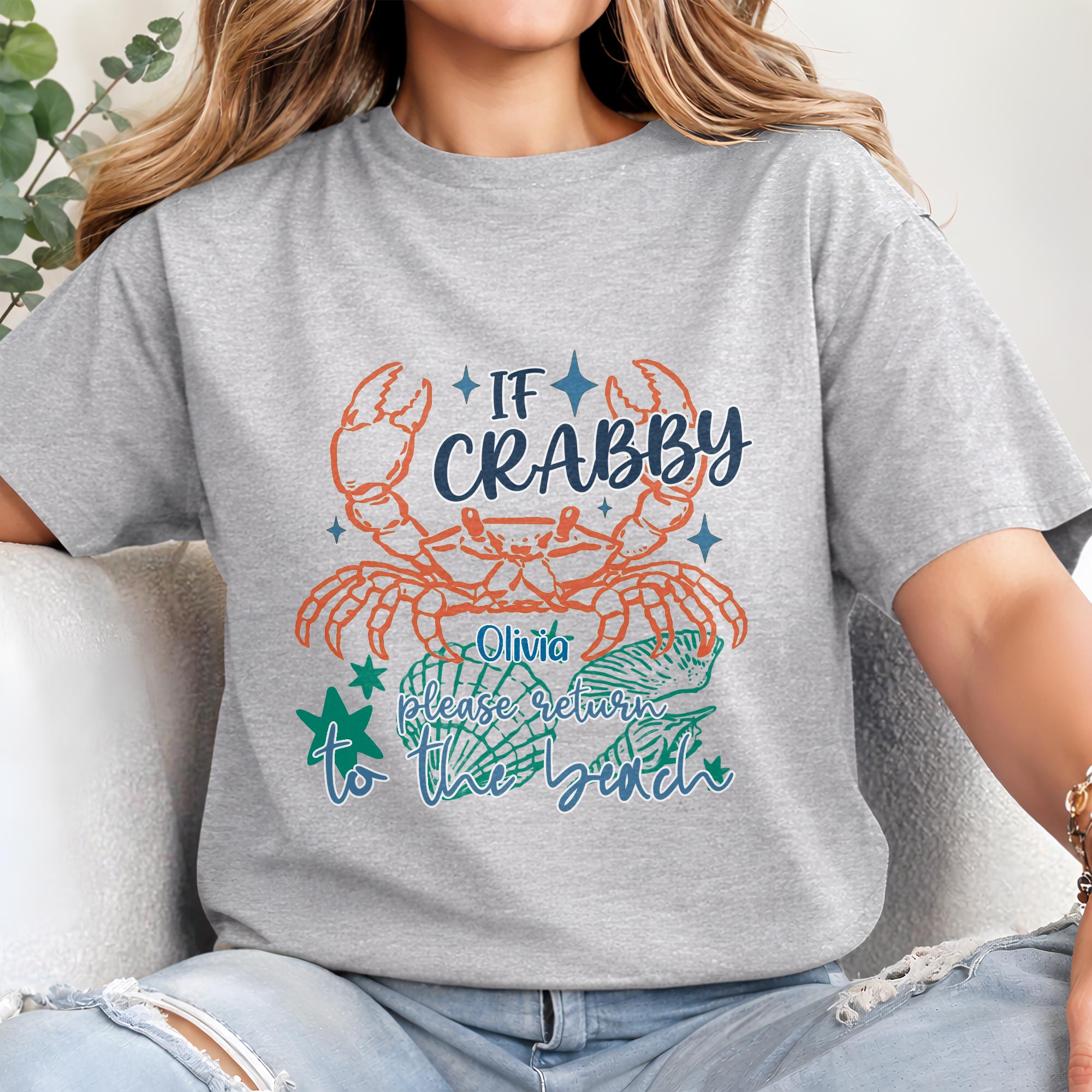 Personalized Custom Beach T-Shirt Hoodie Gift for Women Shirt GradoCreations