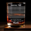 Personalized Whiskey Glass Custom Name Unique Gift for Him Whiskey Glass GradoCreations