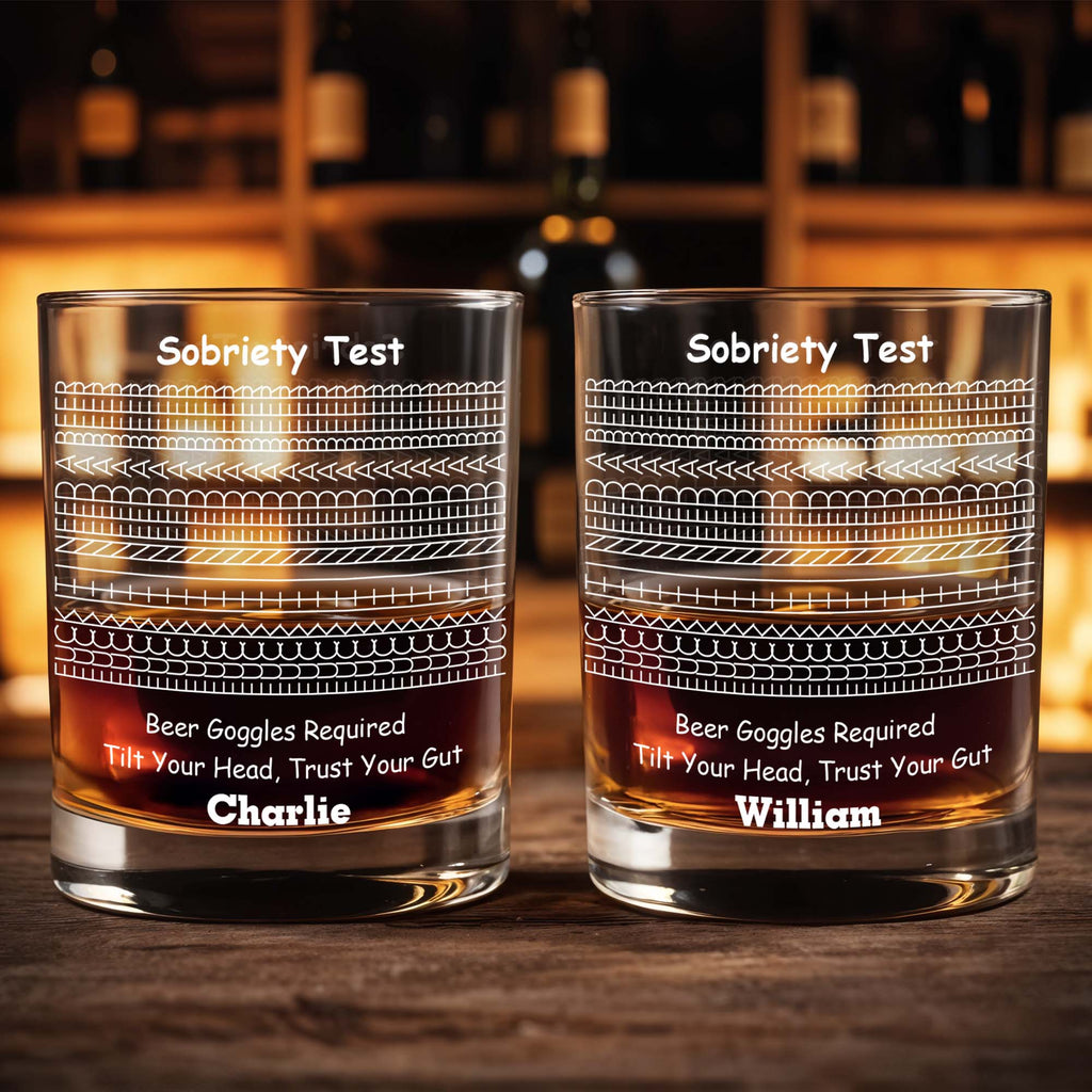 Personalized Whiskey Glass Custom Name Unique Gift for Him Whiskey Glass GradoCreations
