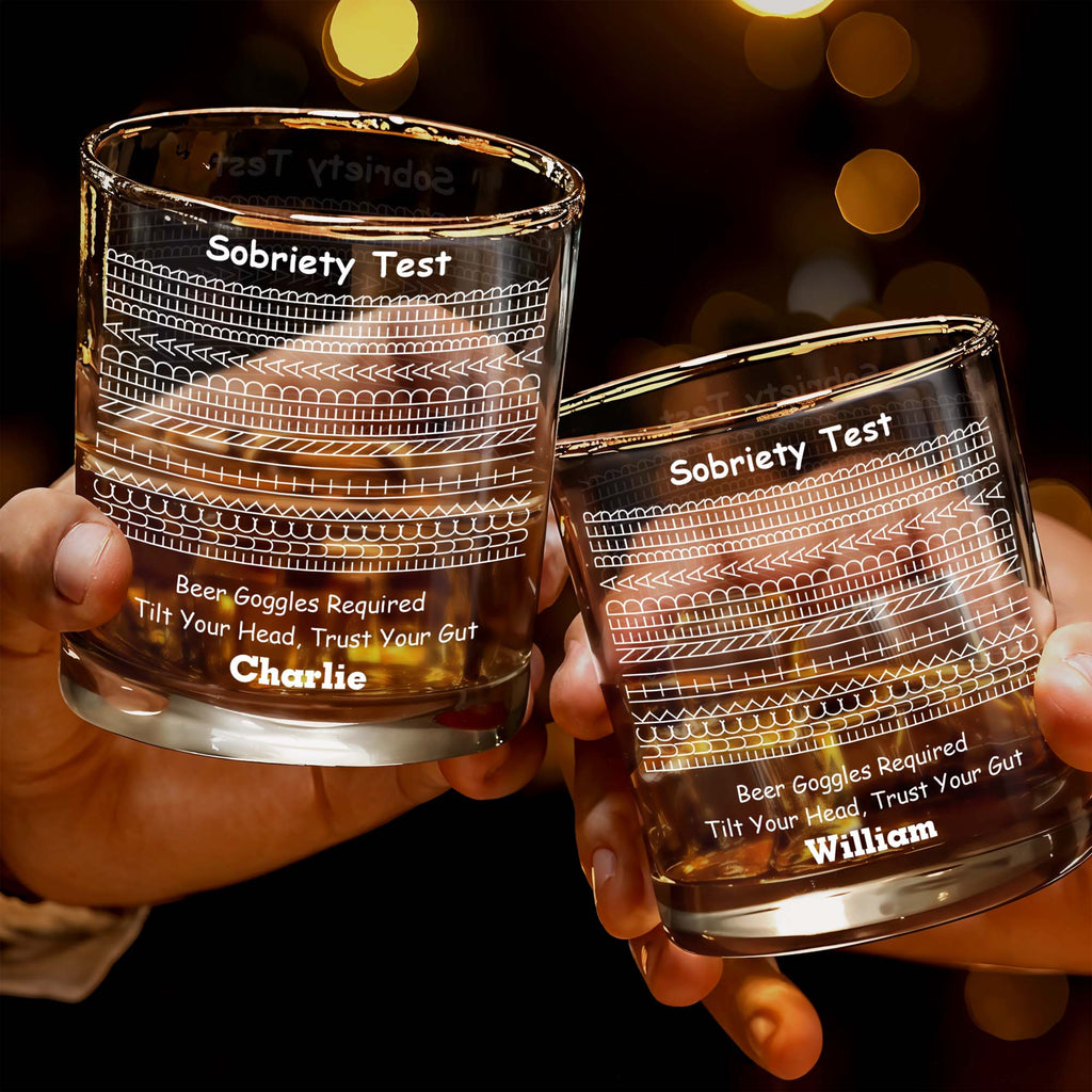 Personalized Whiskey Glass Custom Name Unique Gift for Him Whiskey Glass GradoCreations