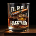 Personalized Custom Whiskey Glass Gift for Dad Cigar Lovers Whiskey Glass GradoCreations