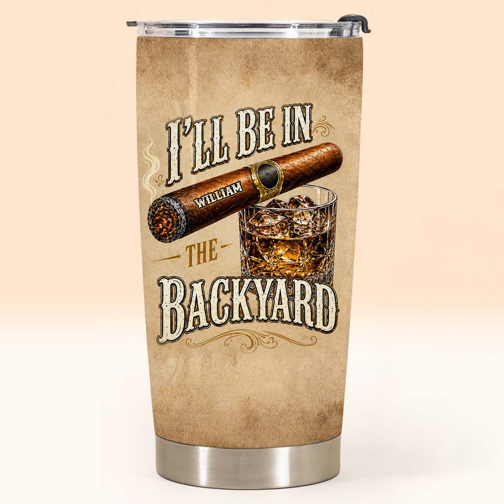 Personalized Stainless Steel Tumbler Custom Name 20oz Gift for Him 20oz Tumbler GradoCreations