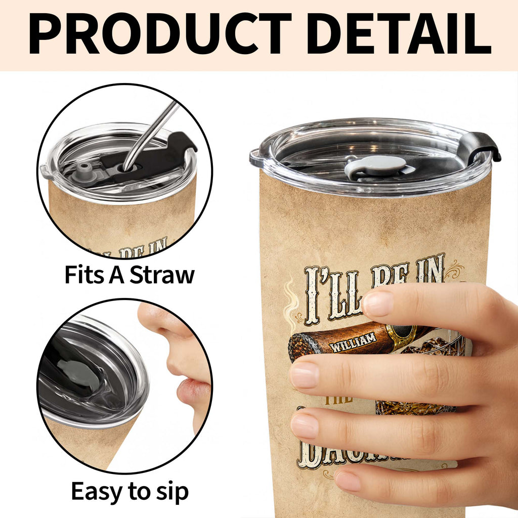 Personalized Stainless Steel Tumbler Custom Name 20oz Gift for Him 20oz Tumbler GradoCreations