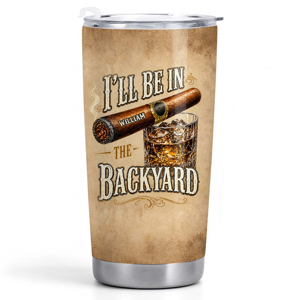 Personalized Stainless Steel Tumbler Custom Name 20oz Gift for Him 20oz Tumbler GradoCreations