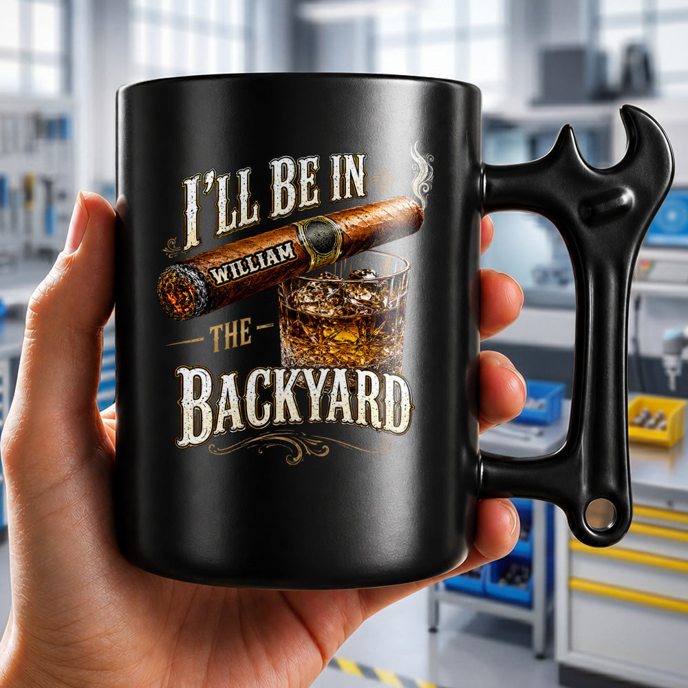 Personalized Wrench Handle Coffee Mug Custom Gift for Dad Wrench Handle Mug GradoCreations