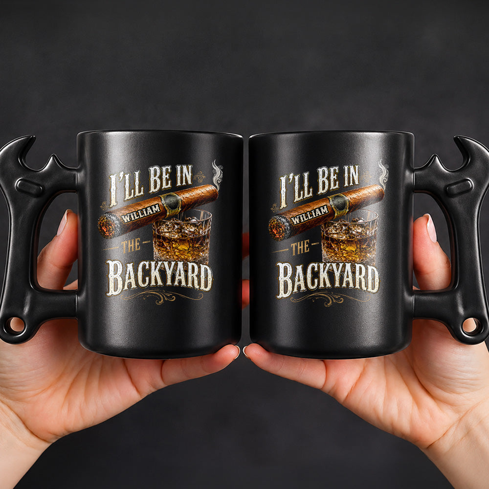 Personalized Wrench Handle Coffee Mug Custom Gift for Dad Wrench Handle Mug GradoCreations