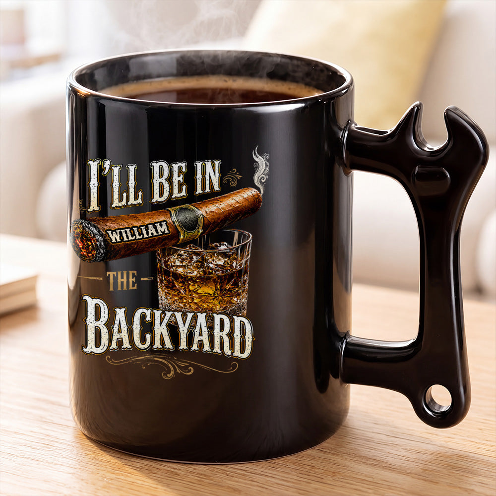 Personalized Wrench Handle Coffee Mug Custom Gift for Dad Wrench Handle Mug GradoCreations