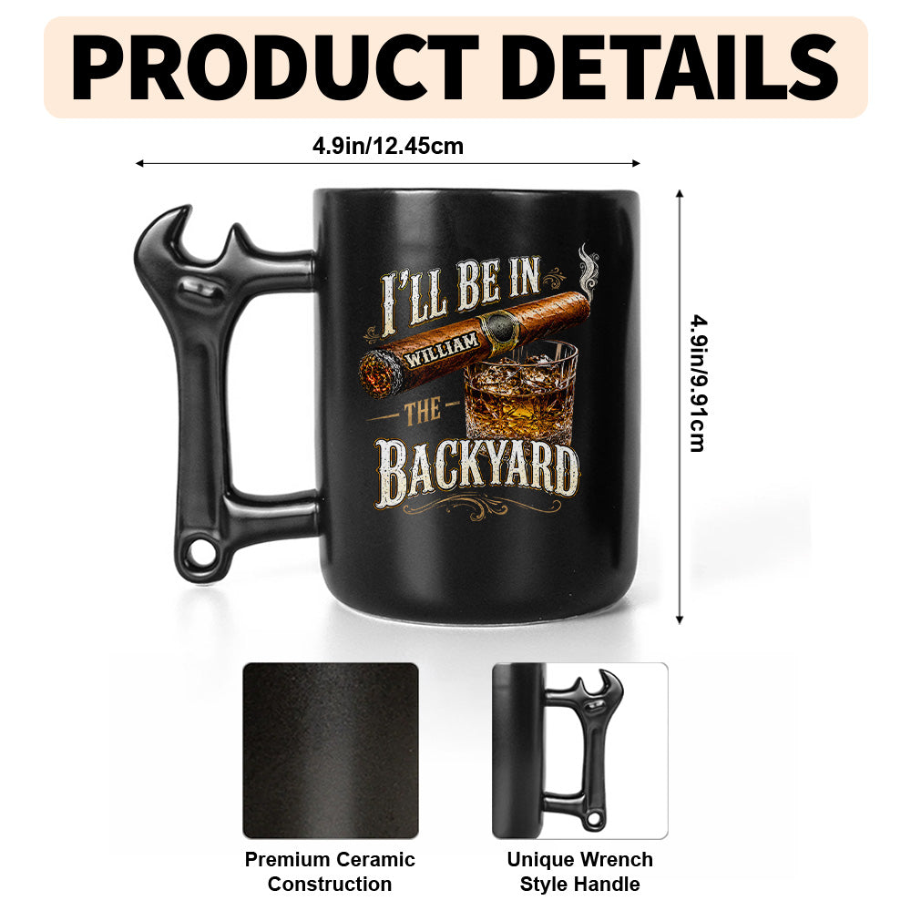 Personalized Wrench Handle Coffee Mug Custom Gift for Dad Wrench Handle Mug GradoCreations