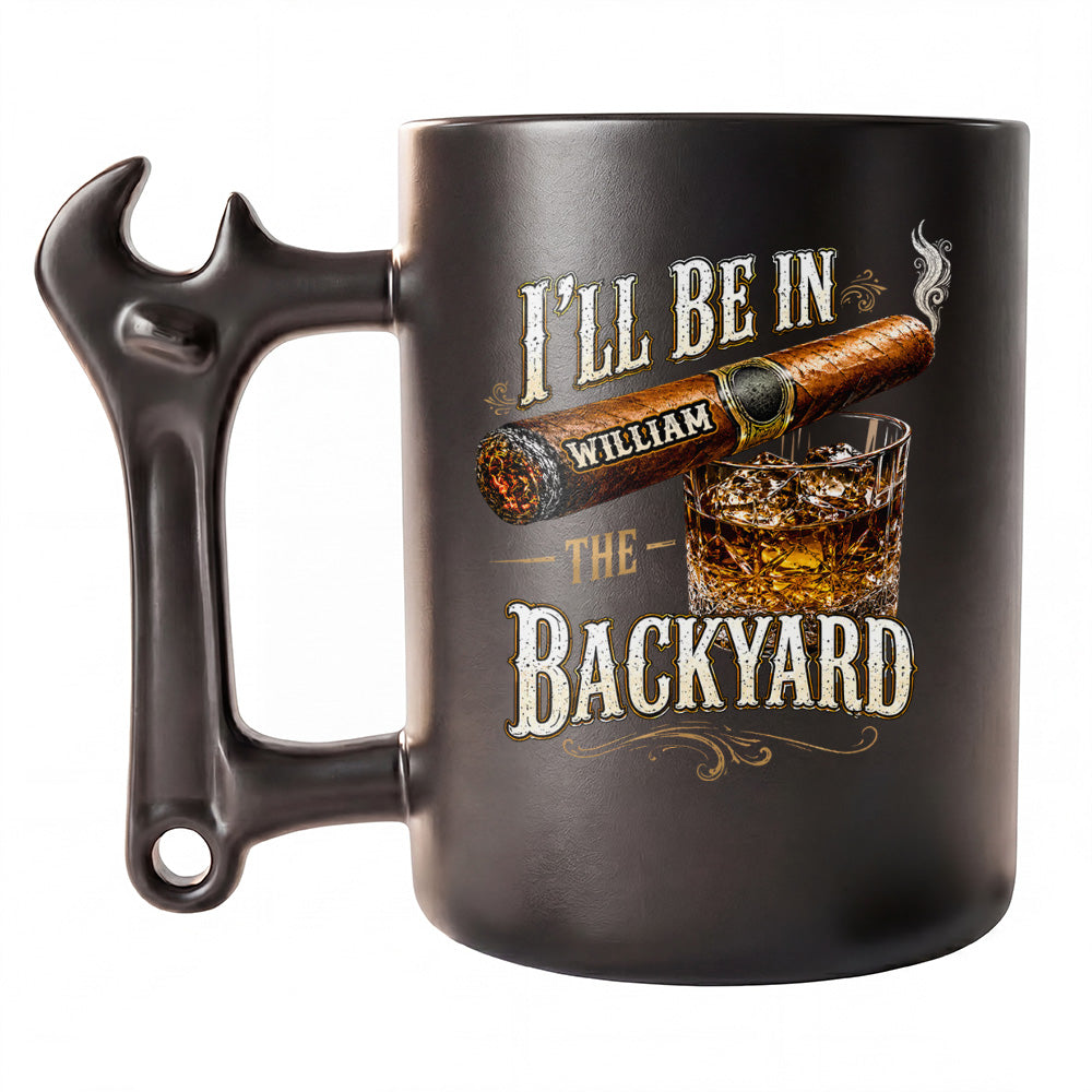 Personalized Wrench Handle Coffee Mug Custom Gift for Dad Wrench Handle Mug GradoCreations