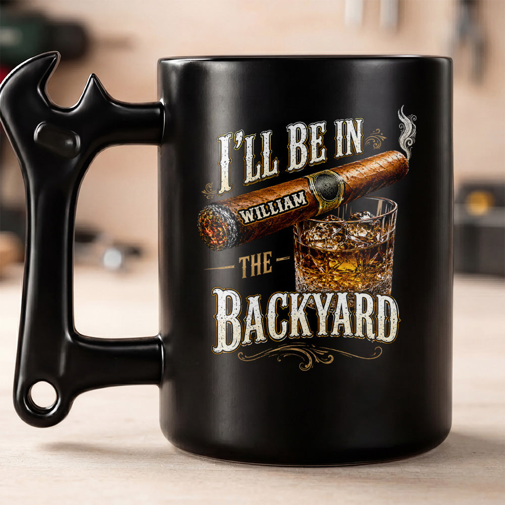 Personalized Wrench Handle Coffee Mug Custom Gift for Dad Wrench Handle Mug GradoCreations