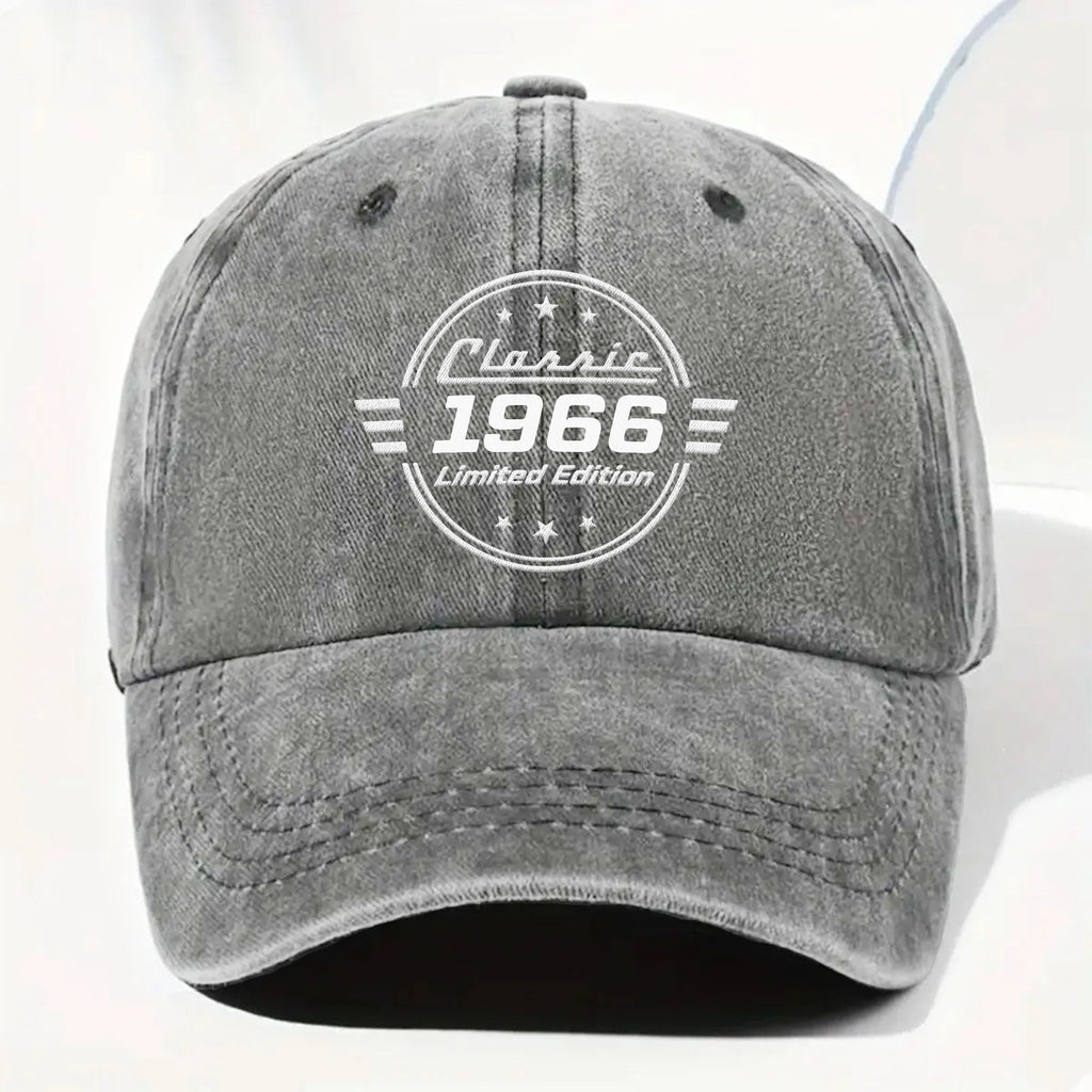 Personalized Washed Denim Cap Custom Name Gift for Dad Washed Denim Cap GradoCreations