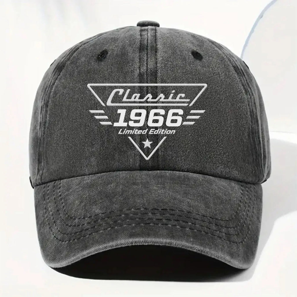 Personalized Washed Denim Cap Custom Name Gift for Dad Washed Denim Cap GradoCreations