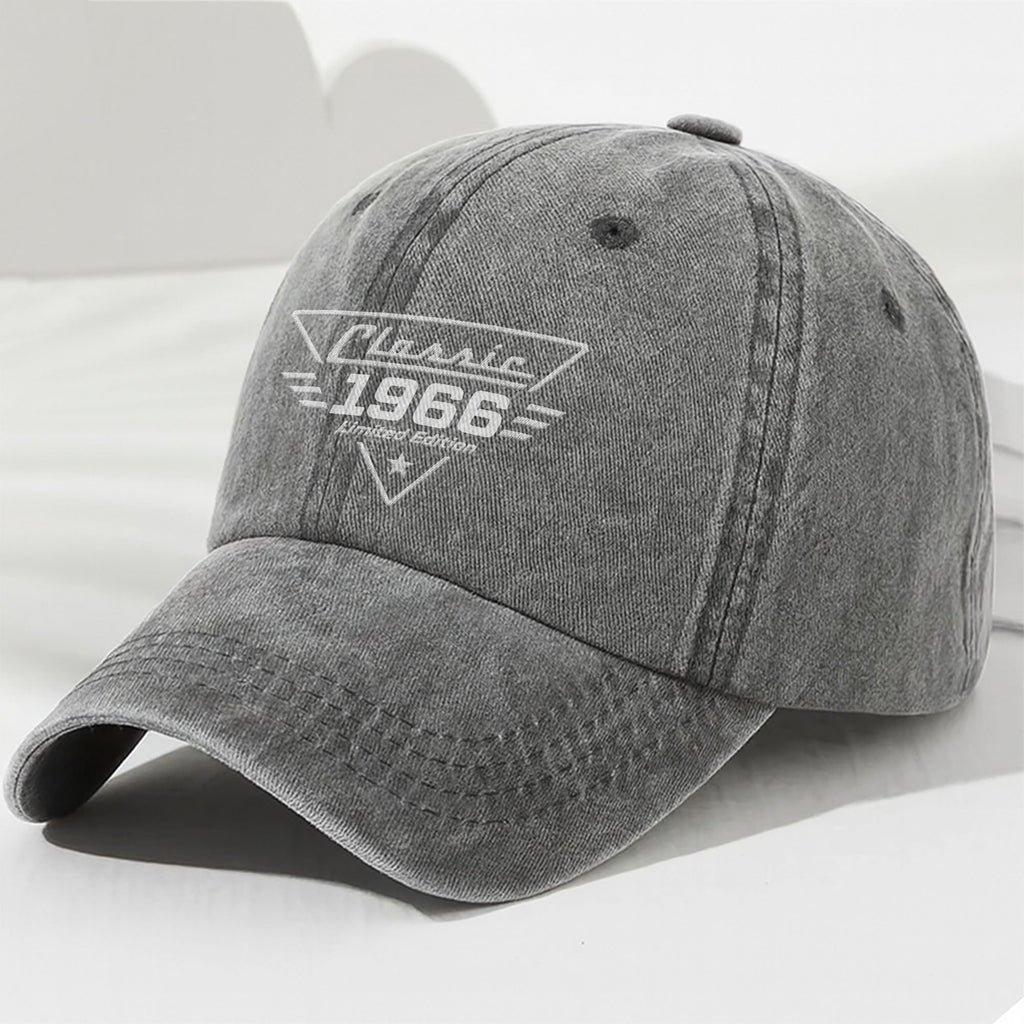 Personalized Washed Denim Cap Custom Name Gift for Dad Washed Denim Cap GradoCreations