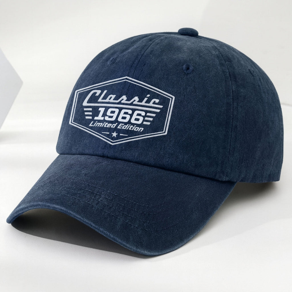 Personalized Washed Denim Cap Custom Name Gift for Dad Washed Denim Cap GradoCreations