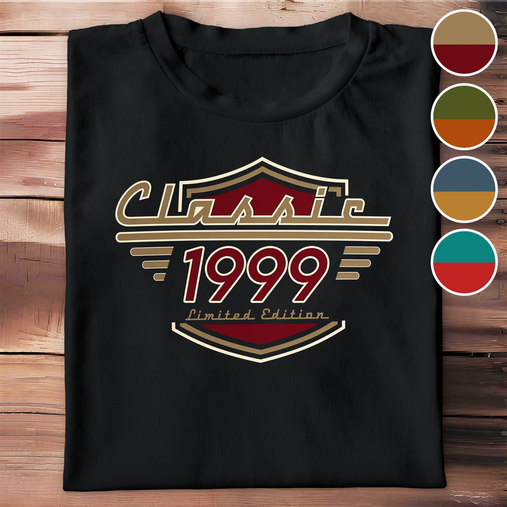 Personalized Vintage Shield Badge T-shirt Hoodie Gift for Him Shirt GradoCreations
