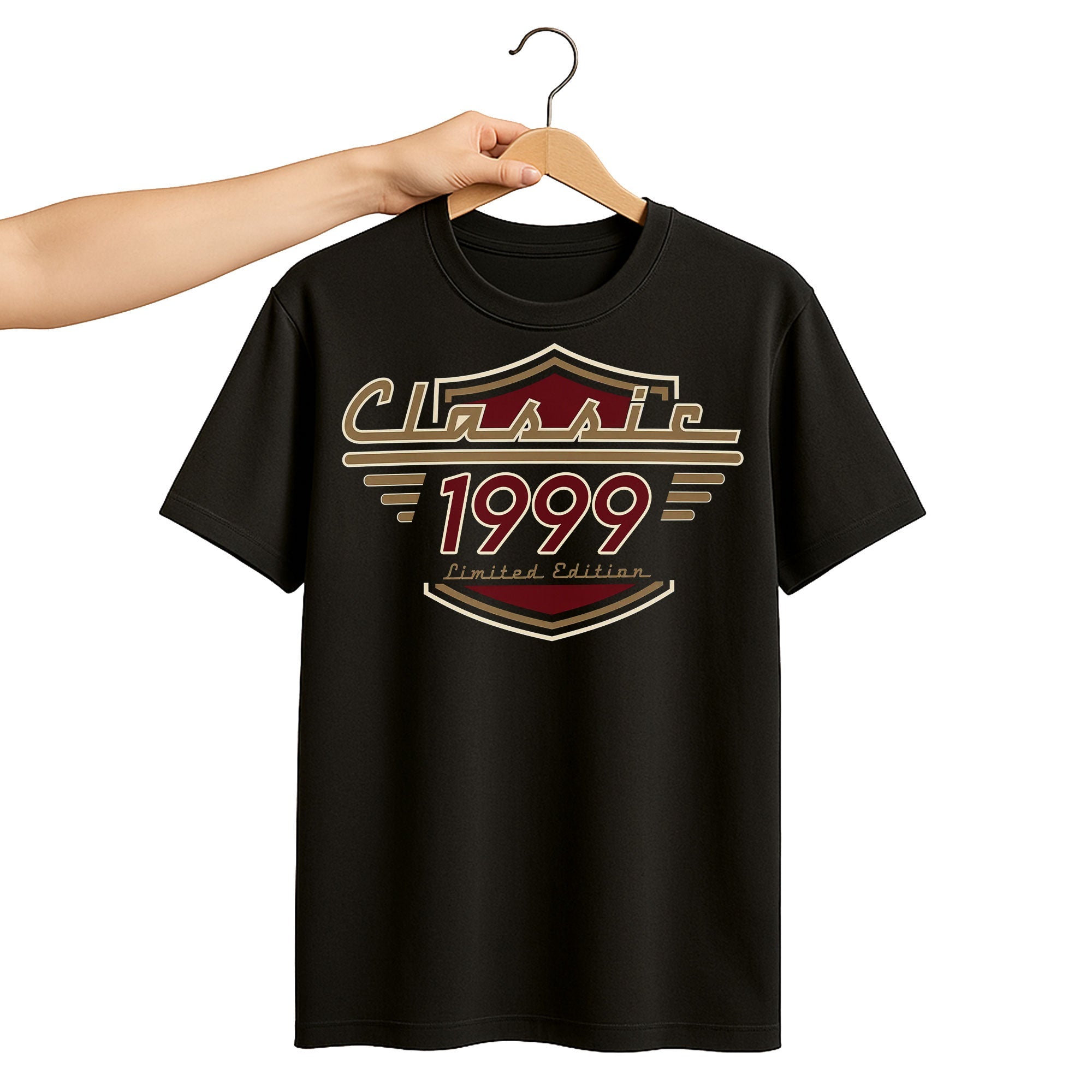 Personalized Vintage Shield Badge T-shirt Hoodie Gift for Him Shirt GradoCreations