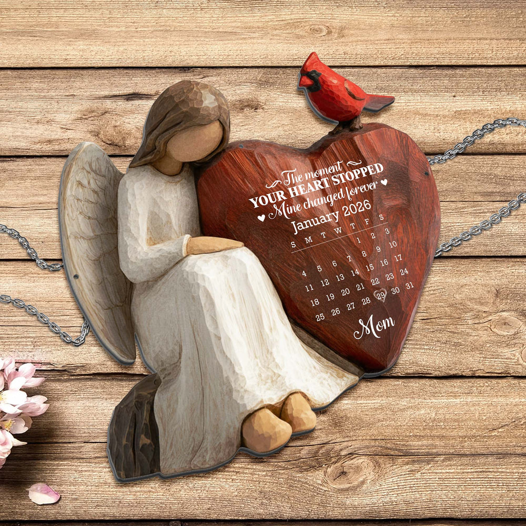 Personalized Metal Sign Custom Shape Heart Cardinal Gift Custom Shaped Metal Sign GradoCreations