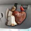 Personalized Wood Heart Car Visor Clip Memorial Gift for Mom Car Visor Clip GradoCreations