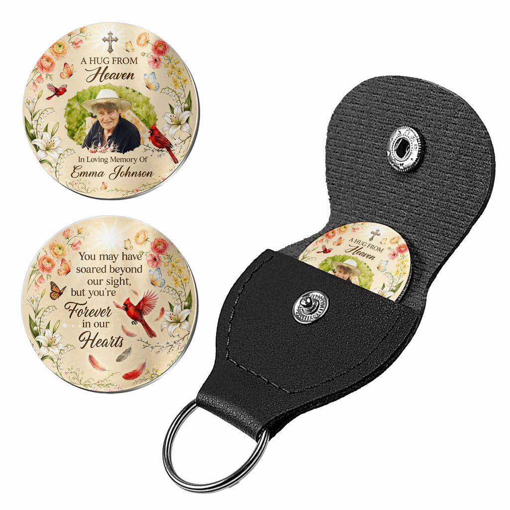 Personalized Pocket Hug Custom Memory Token Gift for Family Pocket Hug GradoCreations