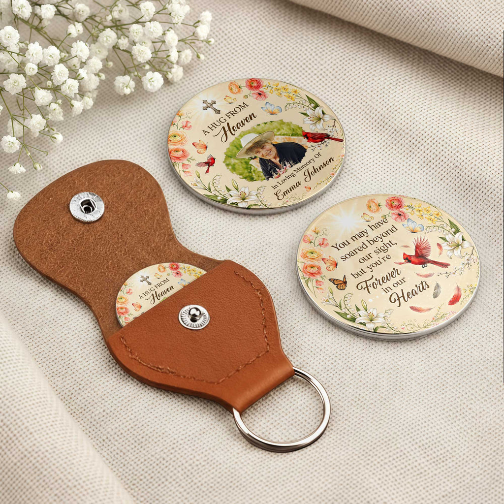 Personalized Pocket Hug Custom Memory Token Gift for Family Pocket Hug GradoCreations