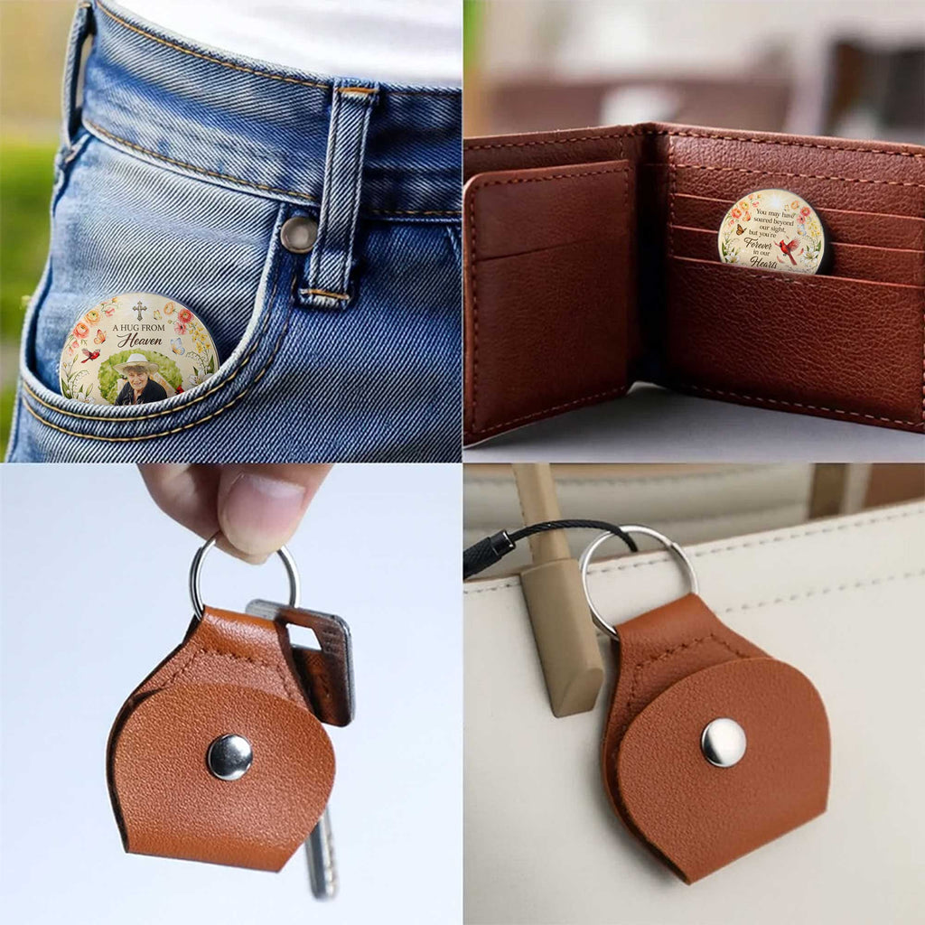 Personalized Pocket Hug Custom Memory Token Gift for Family Pocket Hug GradoCreations
