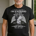 Personalized Memorial T-Shirt Hoodie for Husband with Wings Shirt GradoCreations